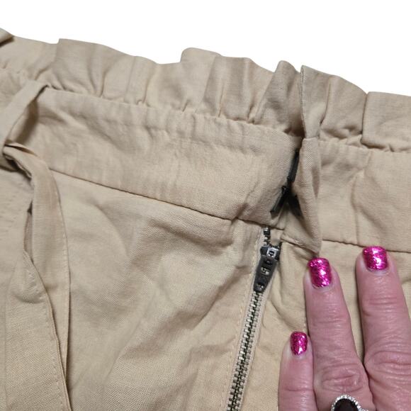 Ava & Viv linen blend shorts Size 18W Gorpcore Resort Wear Cruise Vacation - Picture 5 of 10